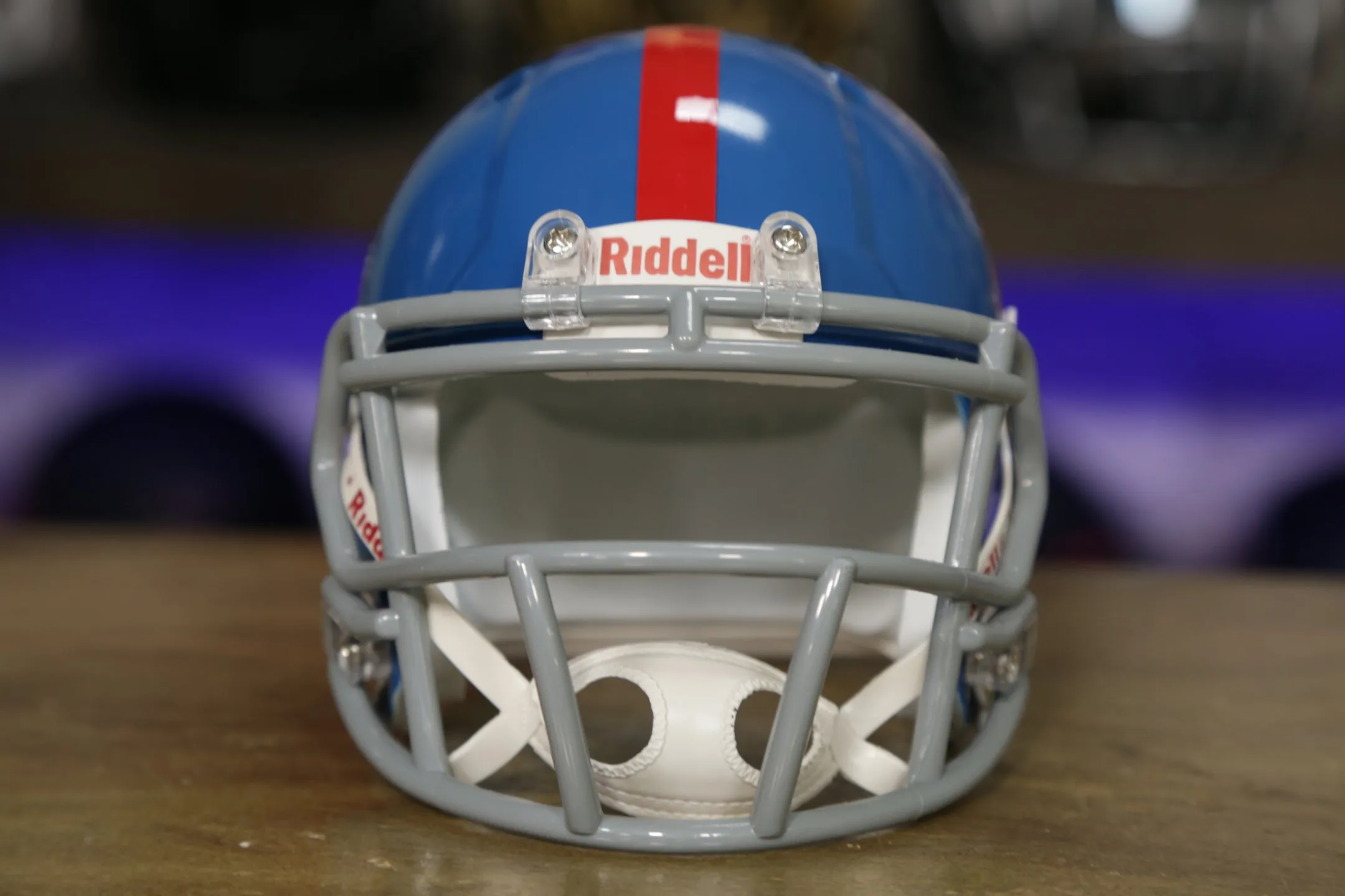 Ole Miss Rebels Riddell Speed Mini Helmet - Powder Blue