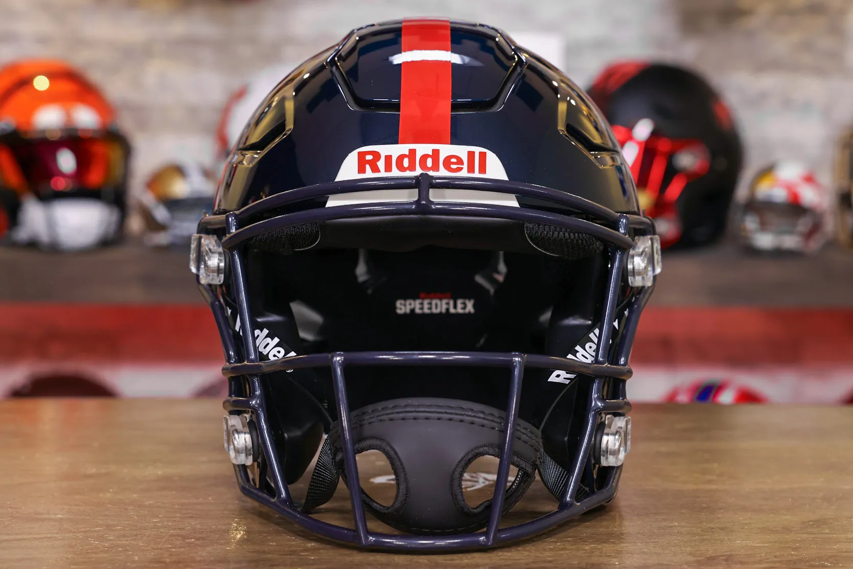 Ole Miss Rebels Riddell SpeedFlex Helmet - Navy