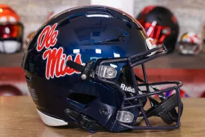 Ole Miss Rebels Riddell SpeedFlex Helmet - Navy