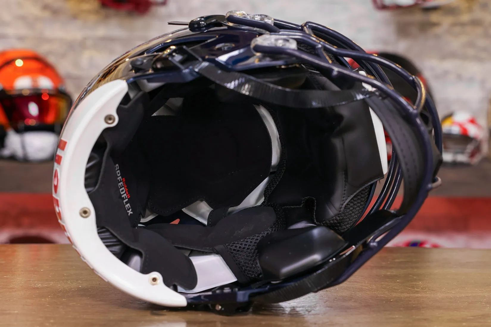 Ole Miss Rebels Riddell SpeedFlex Helmet - Navy