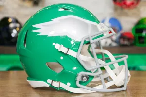 Philadelphia Eagles Riddell Speed Authentic Helmet - Kelly Green Alternate