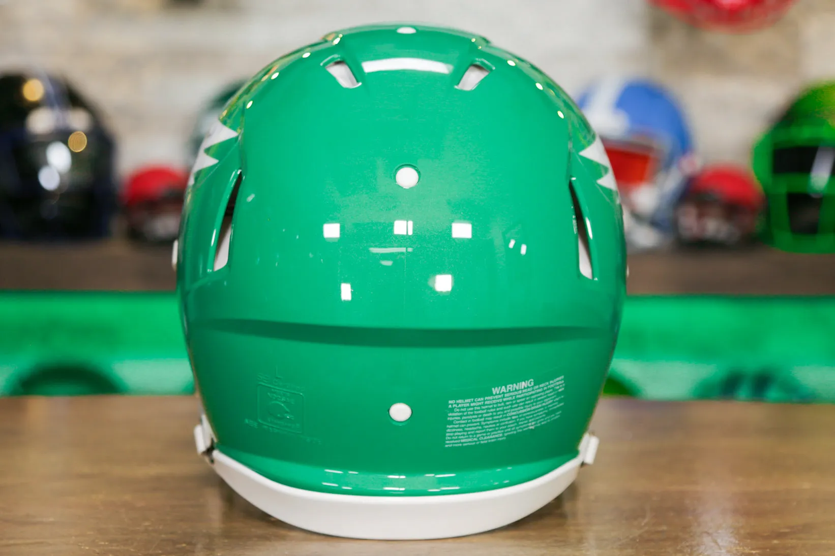 Philadelphia Eagles Riddell Speed Authentic Helmet - Kelly Green Alternate