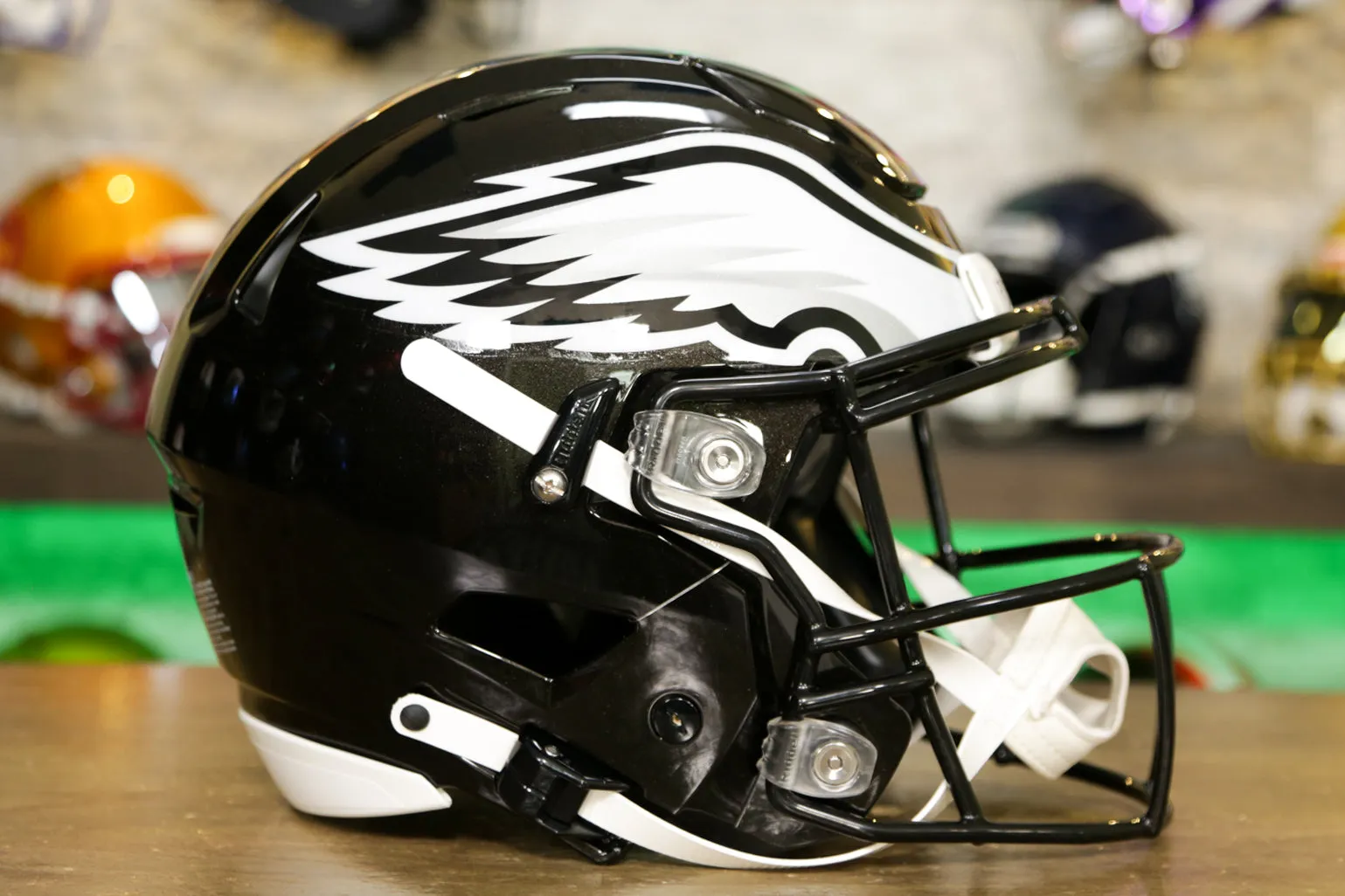 Philadelphia Eagles Riddell SpeedFlex Helmet - Black Alternate