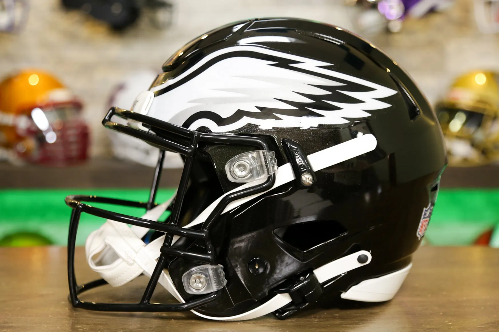 Philadelphia Eagles Riddell SpeedFlex Helmet - Black Alternate