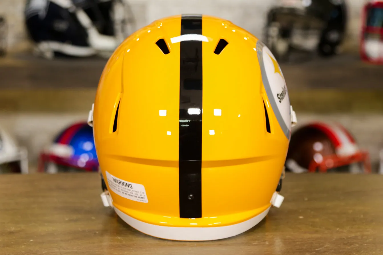 Pittsburgh Steelers Riddell Speed Display Helmet - 2007 Throwback