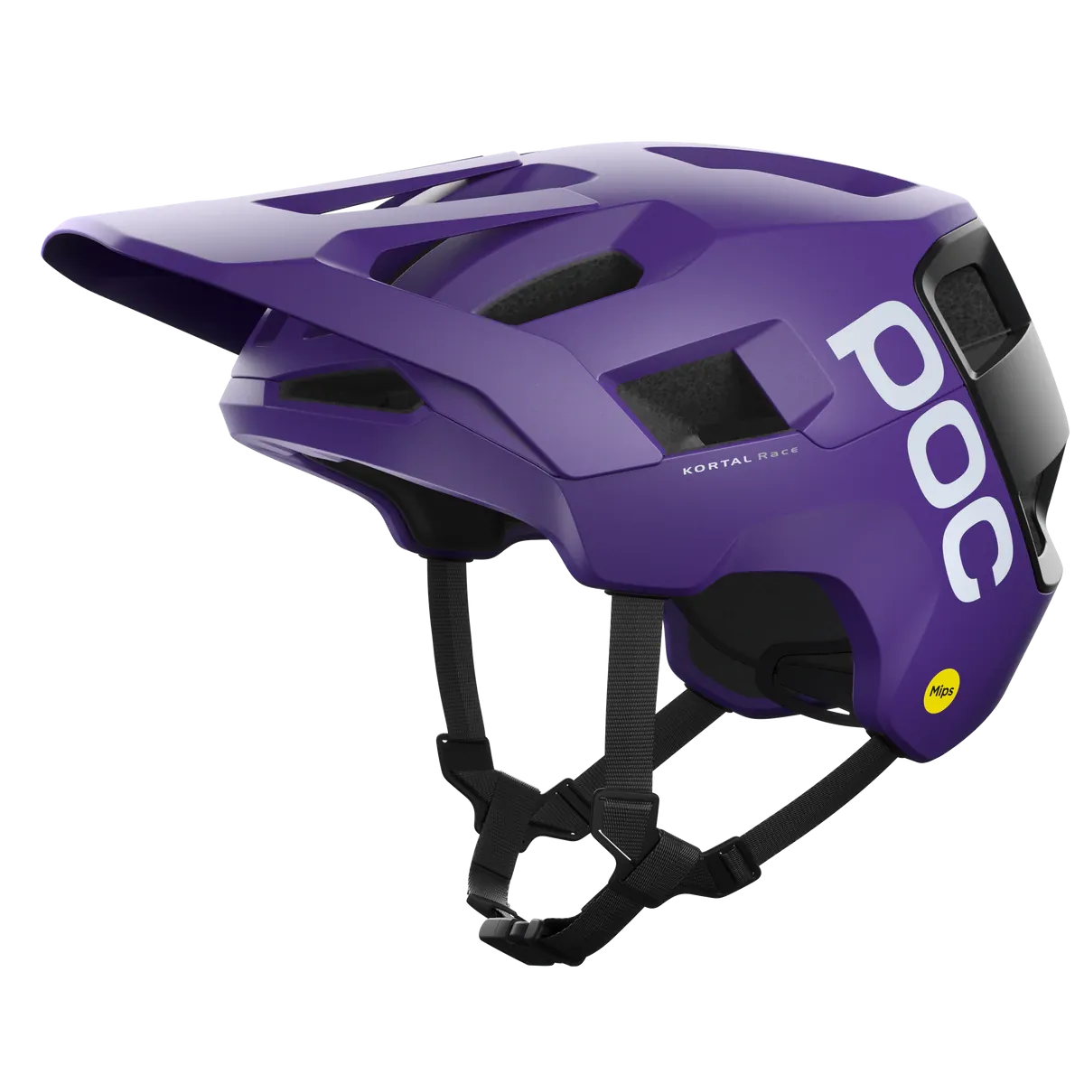POC Kortal Race MIPS MTB Helmet - Sapphire Purple-Uranium Black Metallic-Matt
