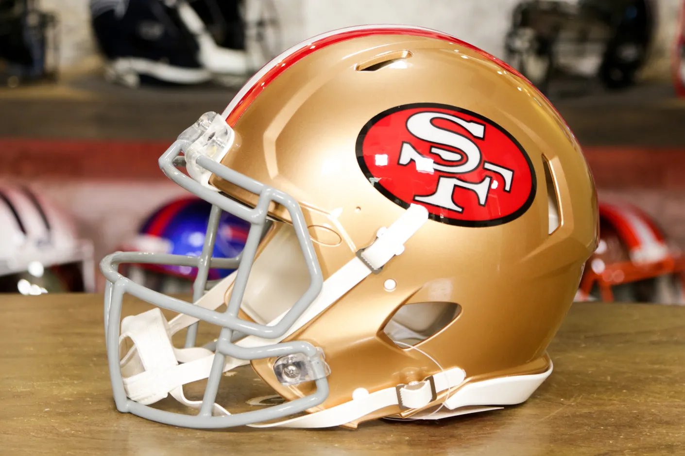 San Francisco 49ers Riddell Speed Authentic Helmet - 1964-1995 Throwback