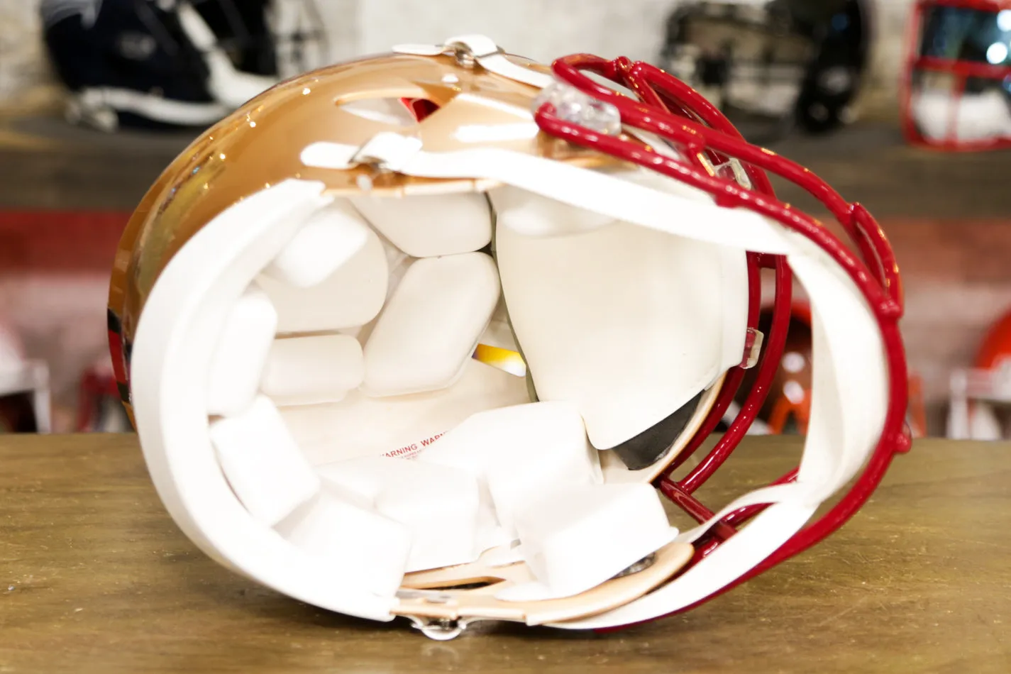 San Francisco 49ers Riddell Speed Authentic Helmet - 1996-2008 Throwback