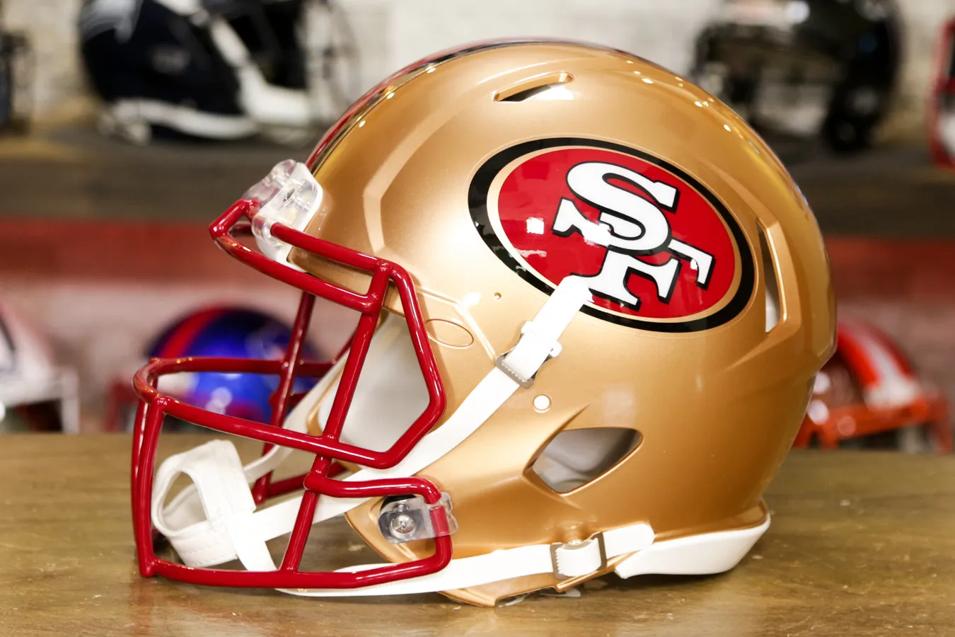 San Francisco 49ers Riddell Speed Authentic Helmet - 1996-2008 Throwback
