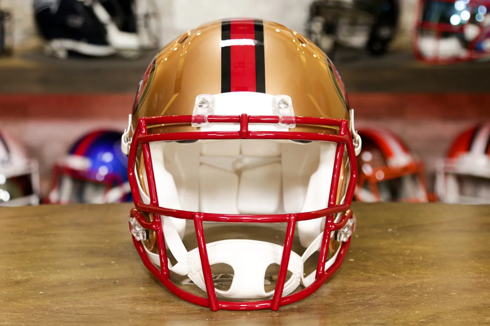 San Francisco 49ers Riddell Speed Authentic Helmet - 1996-2008 Throwback