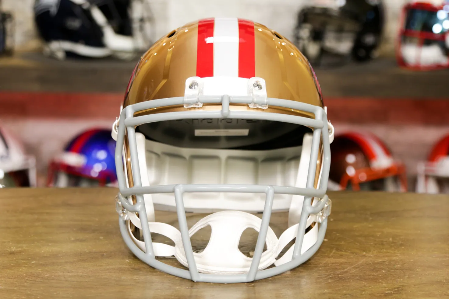 San Francisco 49ers Riddell Speed Display Helmet - 1964-1995 Throwback
