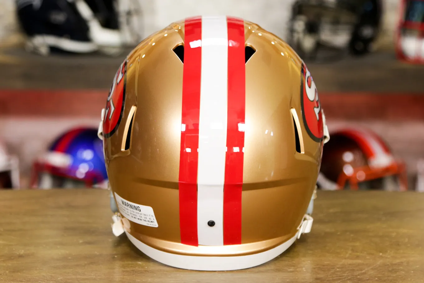 San Francisco 49ers Riddell Speed Display Helmet - 1964-1995 Throwback