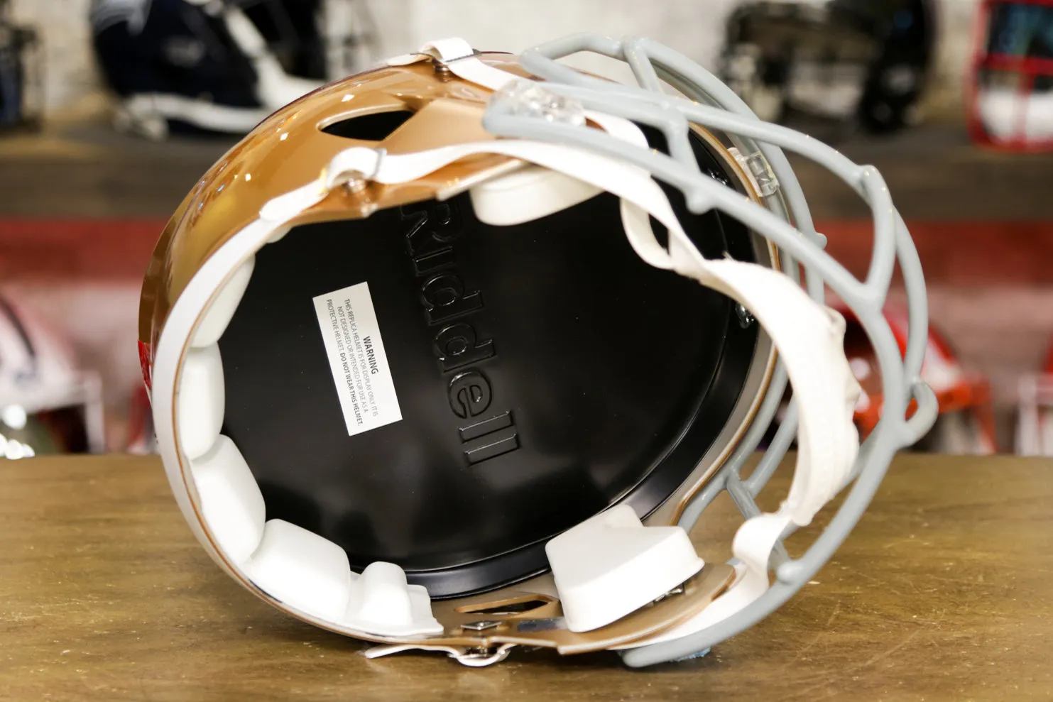 San Francisco 49ers Riddell Speed Display Helmet - 1964-1995 Throwback