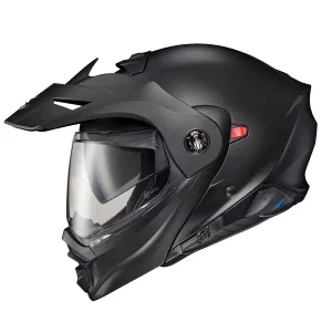 Scorpion EXO-AT960 Dual Sport Modular Helmet Matte Black EXO-Com Kit