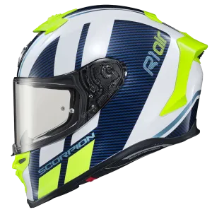 Scorpion EXO EXO-R1 Air Full Face Helmet Corpus White/Blue