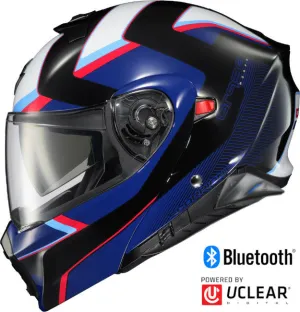 Scorpion EXO-GT-930 Bluetooth Modular Transformer Helmet Morph Blue/Red