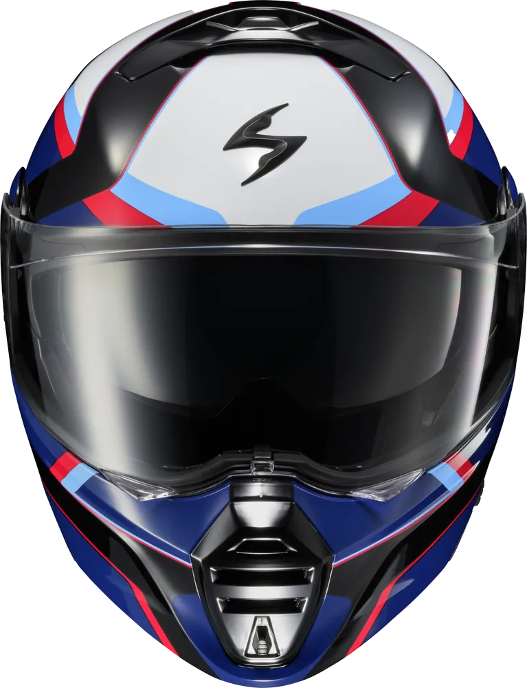 Scorpion EXO-GT-930 Bluetooth Modular Transformer Helmet Morph Blue/Red