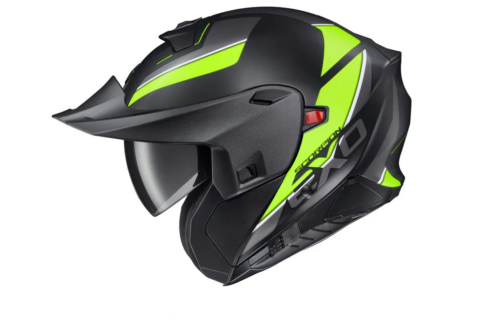 Scorpion EXO-GT-930-Com Modular Transformer Helmet Modulus Hi-Vis Yellow