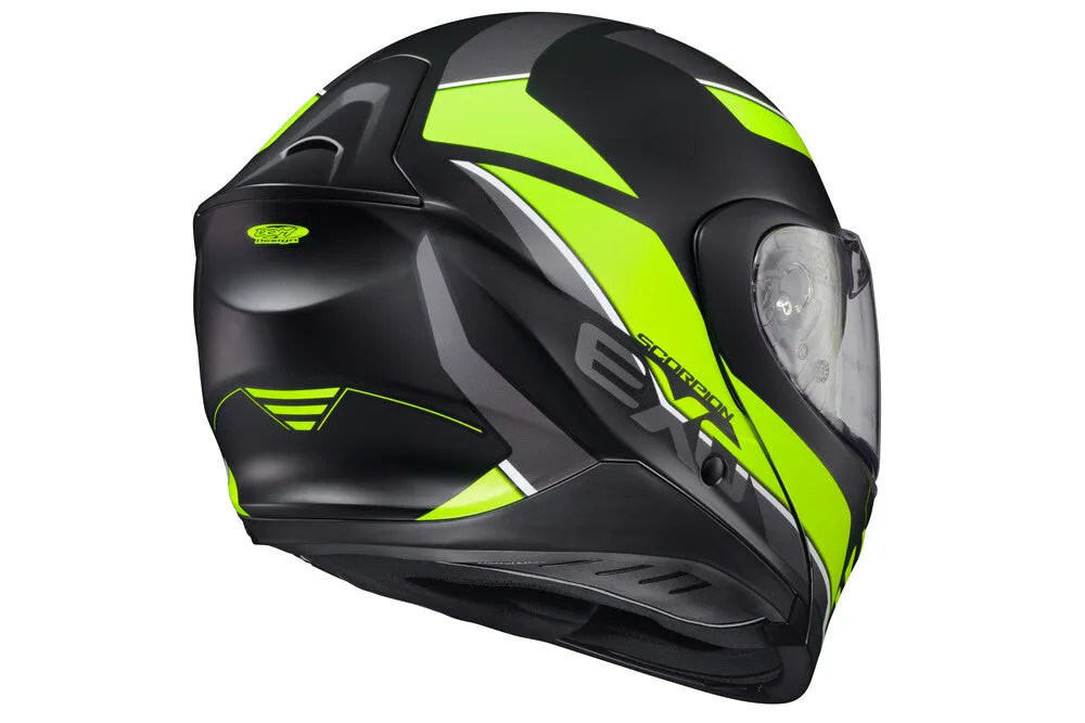 Scorpion EXO-GT-930-Com Modular Transformer Helmet Modulus Hi-Vis Yellow
