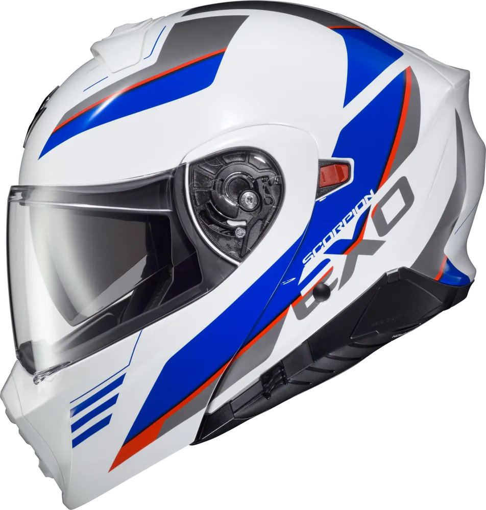 Scorpion EXO-GT-930-Com Modular Transformer Helmet Modulus White