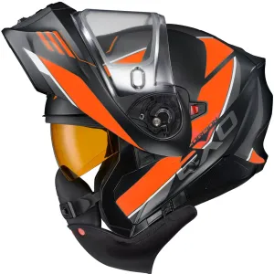 Scorpion EXO-GT-930 Modular Snow Helmet Modulus Orange Electric Shield