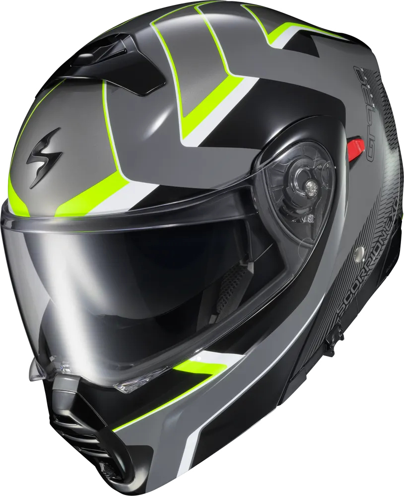 Scorpion EXO-GT-930 Modular Transformer Helmet Morph Grey Hi Viz