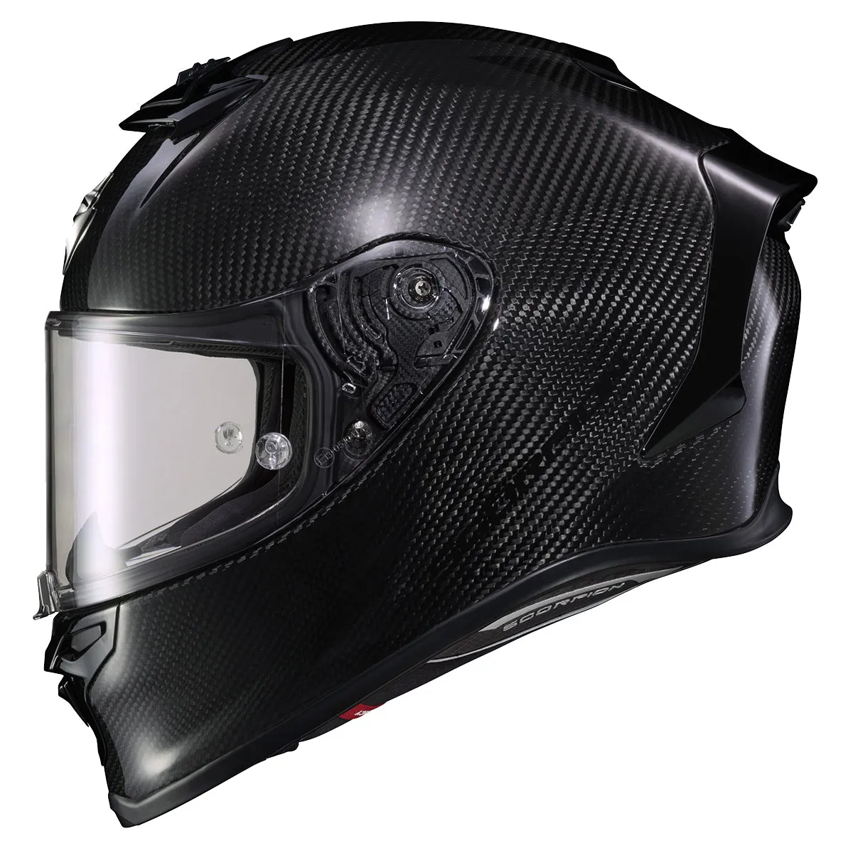 Scorpion EXO-R1 Air Full Face Bluetooth Helmet Carbon Gloss Black