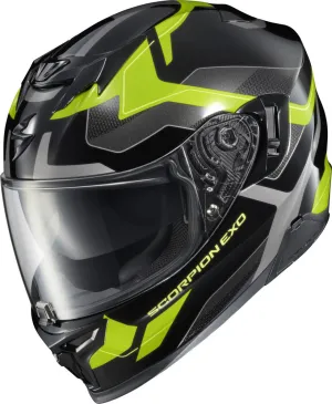 Scorpion EXO-T-520 Full Face Helmet Zuse Black Hi-Viz