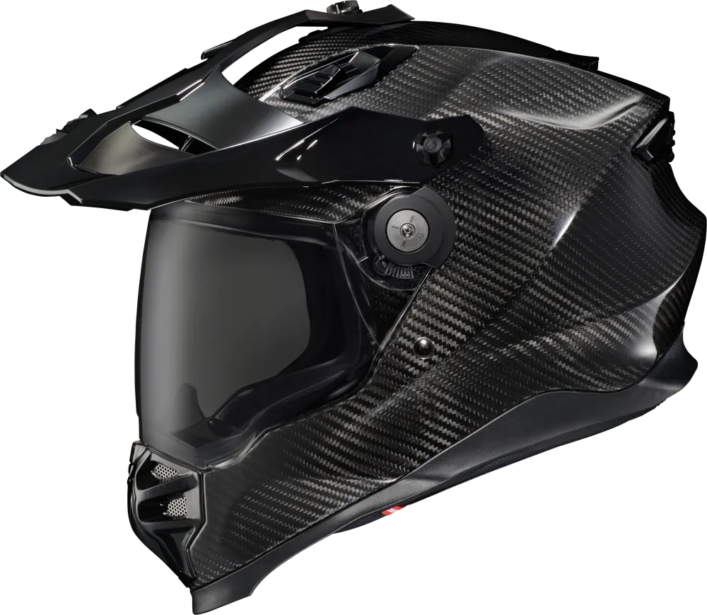 Scorpion XT9000 Dual Sport Helmet Carbon Gloss Black