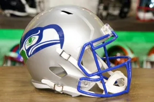 Seattle Seahawks Riddell Speed Display Helmet - 1983-2001 Throwback