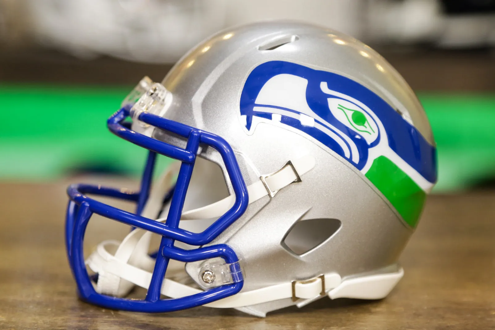 Seattle Seahawks Riddell Speed Mini Helmet - 1983-2001 Throwback