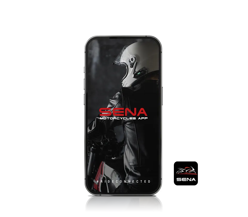 Sena Phantom Full Face Helmet Gloss White