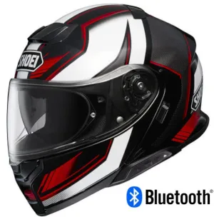 Shoei Neotec 3 Modular Bluetooth Helmet Grasp TC-5 SRL Installed