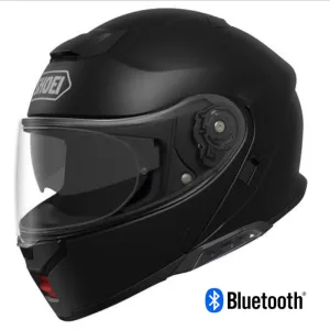 Shoei Neotec 3 Modular Bluetooth Helmet Matte Black SRL 3 Installed