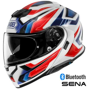 Shoei Neotec 3 Modular Helmet Anthem TC-10 SRL 3 Installed