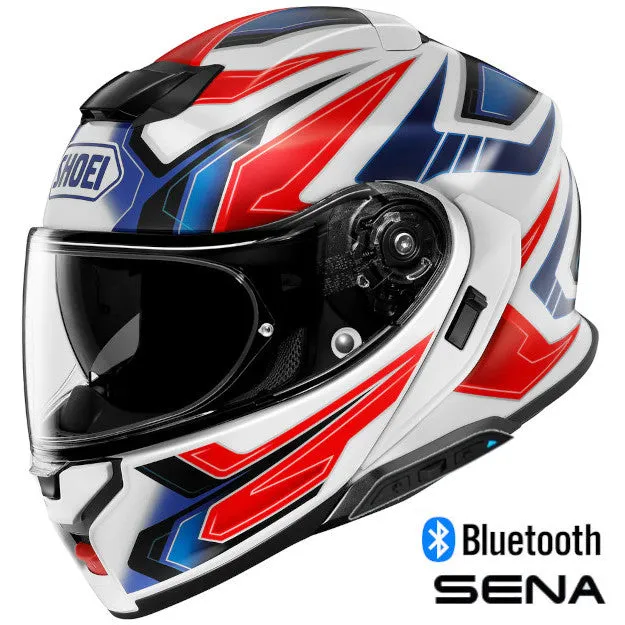 Shoei Neotec 3 Modular Helmet Anthem TC-10 SRL 3 Installed