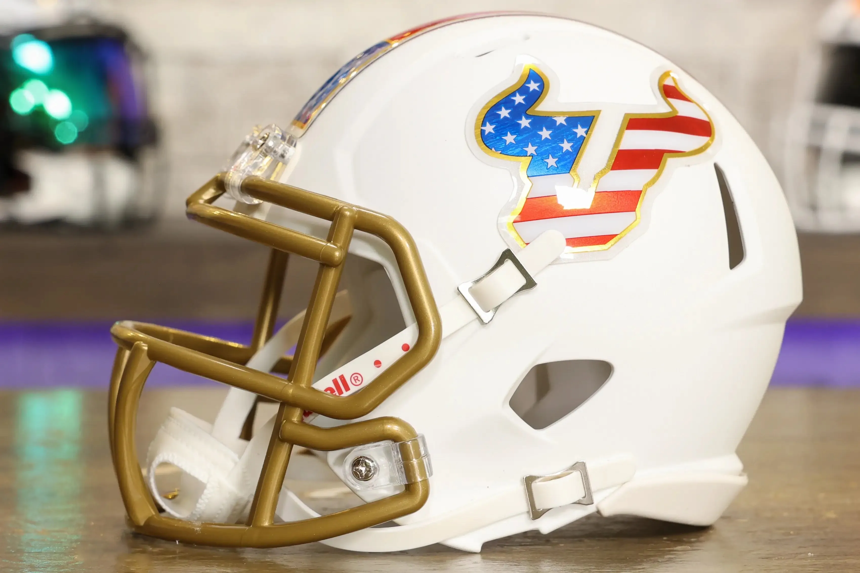 South Florida Bulls Riddell Speed Mini Helmet - Stars and Stripes