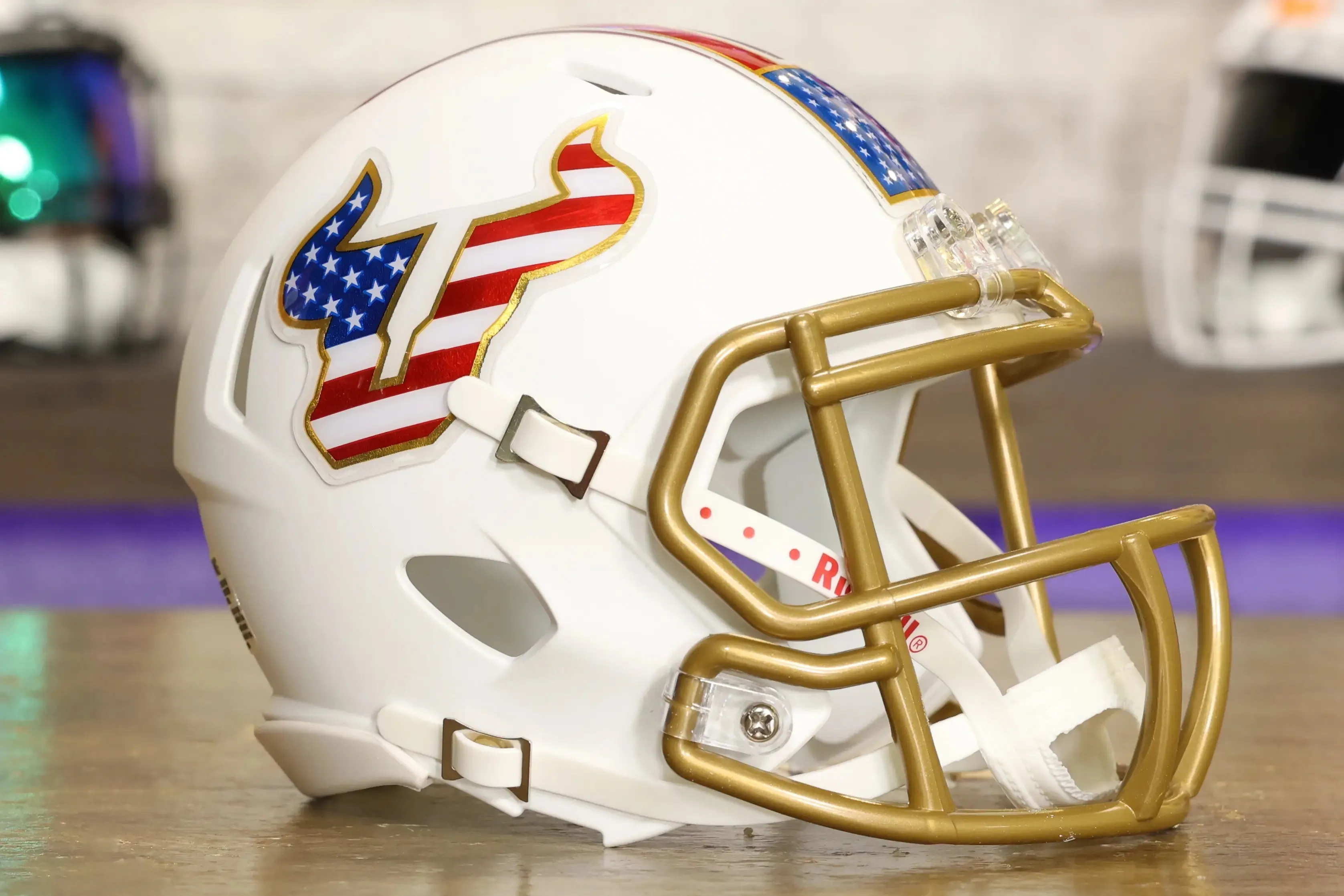 South Florida Bulls Riddell Speed Mini Helmet - Stars and Stripes