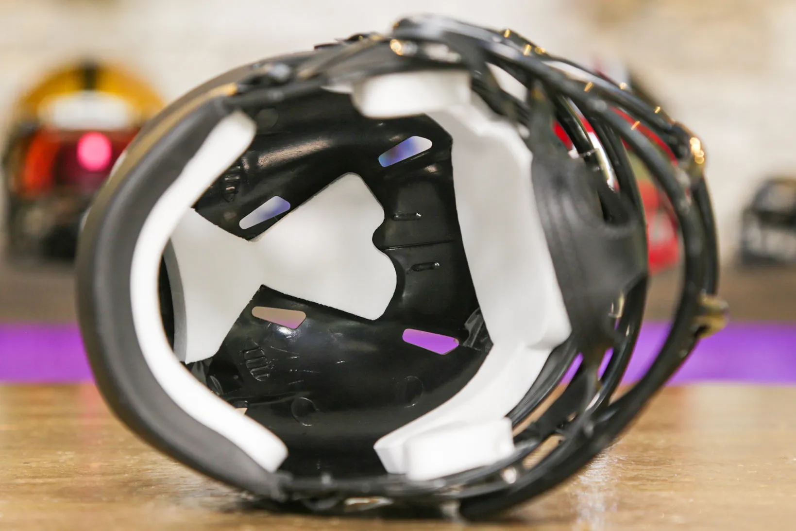 TCU Horned Frogs Riddell Speed Mini Helmet - Matte Black