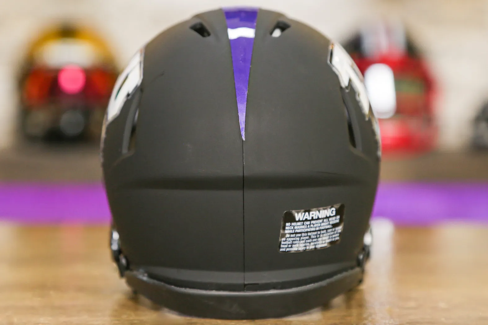TCU Horned Frogs Riddell Speed Mini Helmet - Matte Black