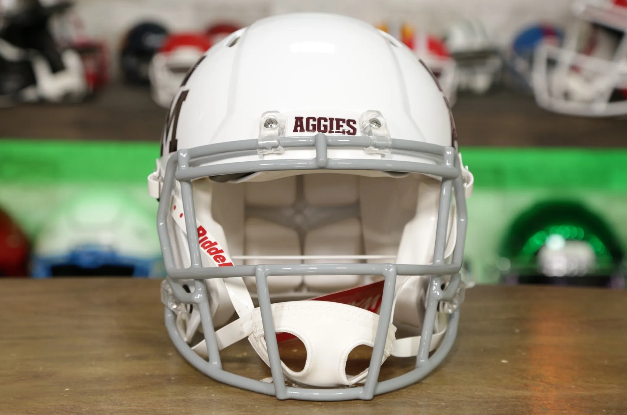 Texas A&M Aggies Riddell Speed Authentic Helmet - White