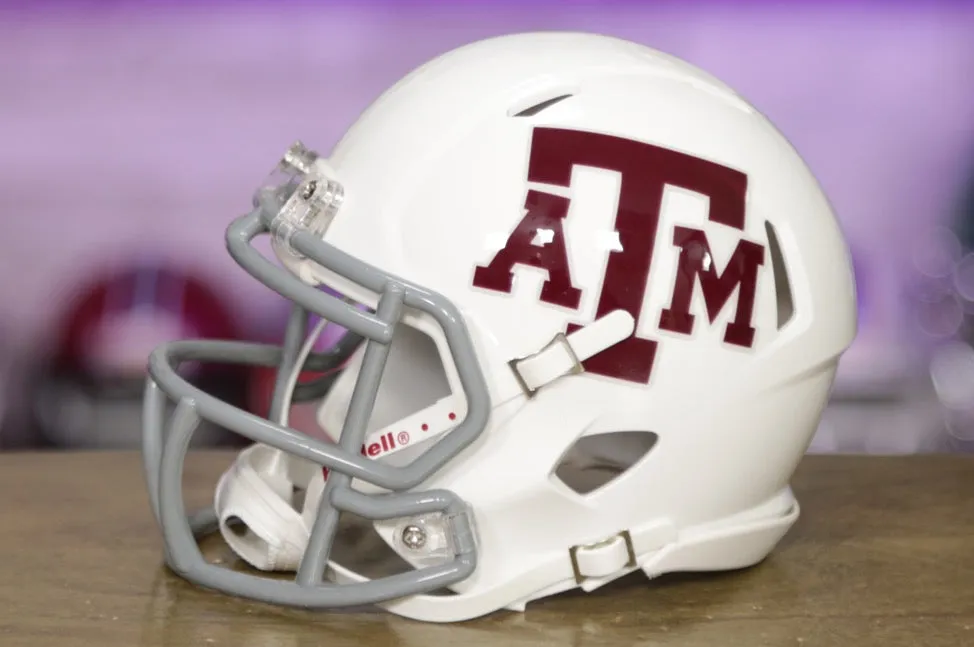 Texas A&M Aggies Riddell Speed Mini Helmet - White