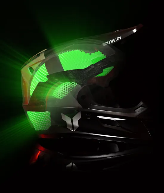 Thor Reflex Sport Off Road Helmet Carbon Stealth MIPS® Black
