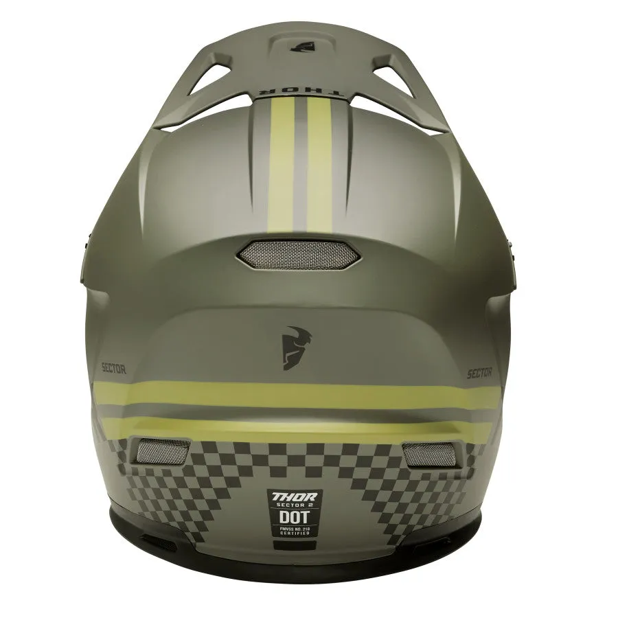 Thor Sector 2 Off Road Helmet Combat Army/Black