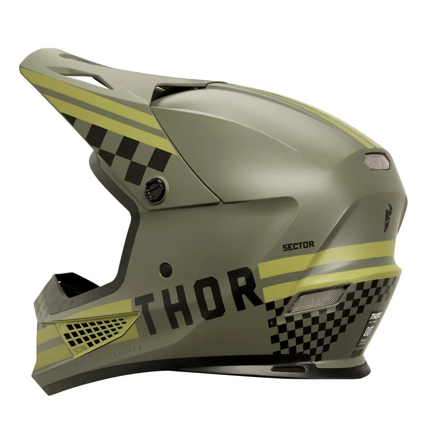 Thor Sector 2 Off Road Helmet Combat Army/Black