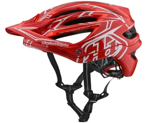 Troy Lee Designs A2 MIPS MTB Helmet - Pinstripe 2 - Red - 2018