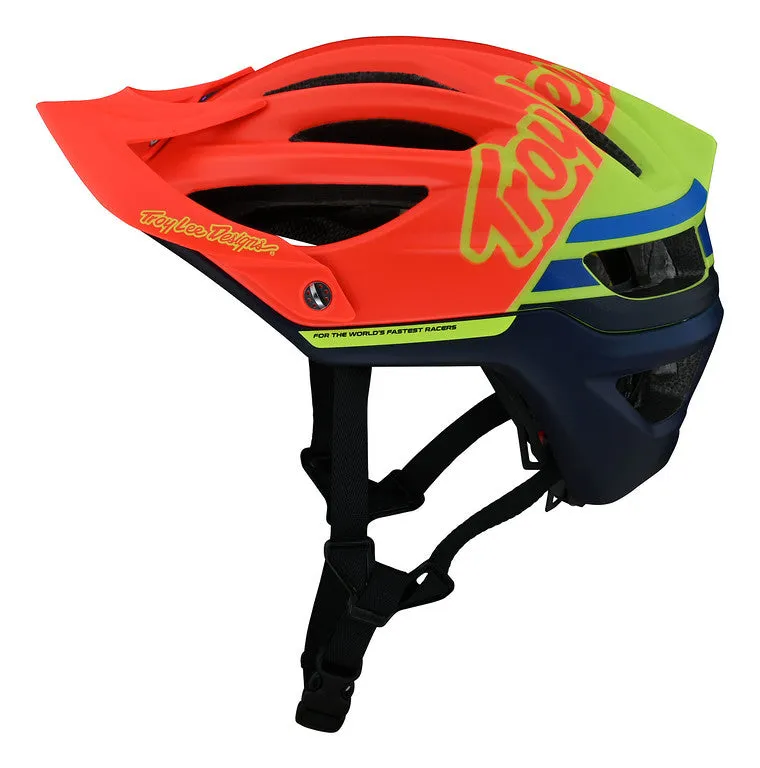 Troy Lee Designs A2 MIPS MTB Helmet - Silhouette - Orange-Yellow