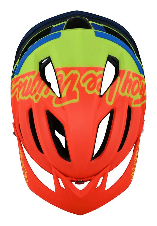 Troy Lee Designs A2 MIPS MTB Helmet - Silhouette - Orange-Yellow