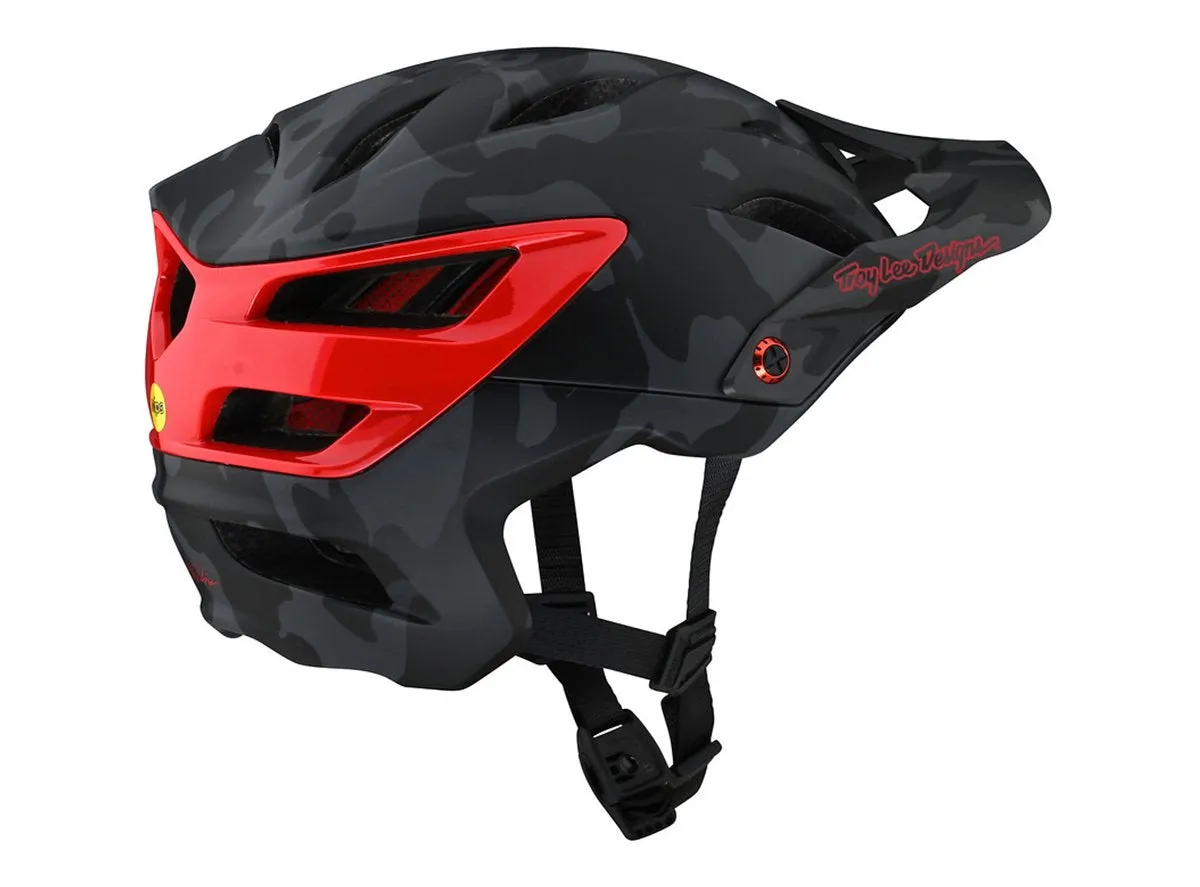Troy Lee Designs A3 MIPS MTB Helmet - Camo Gray-Red