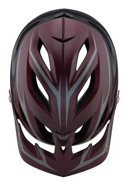 Troy Lee Designs A3 MIPS MTB Helmet - Jade-Burgundy